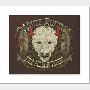 White Buffalo Rolling Papers 1976 Posters and Art